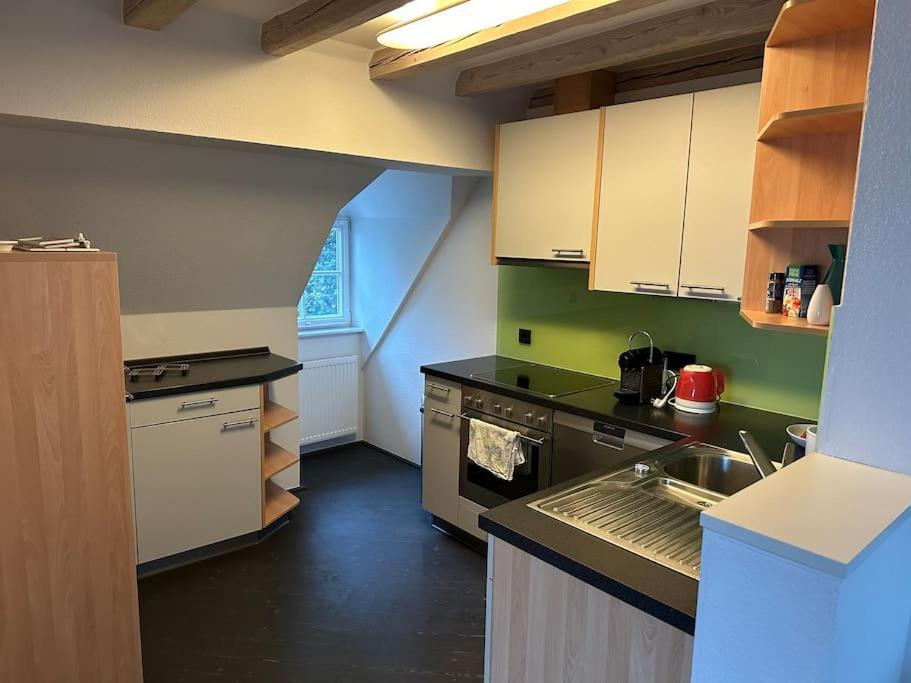 Panorama Penthouse In Wunderschoener Villa Касел Екстериор снимка