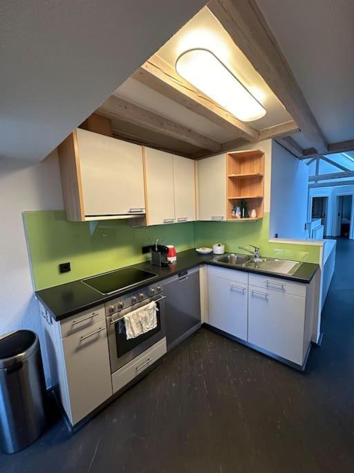 Panorama Penthouse In Wunderschoener Villa Касел Екстериор снимка